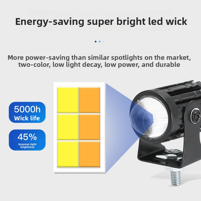 1PCS/2PCS 100W 30000LM Univers - огляд і ціна Universal Motorcycle Led Headlight Projector