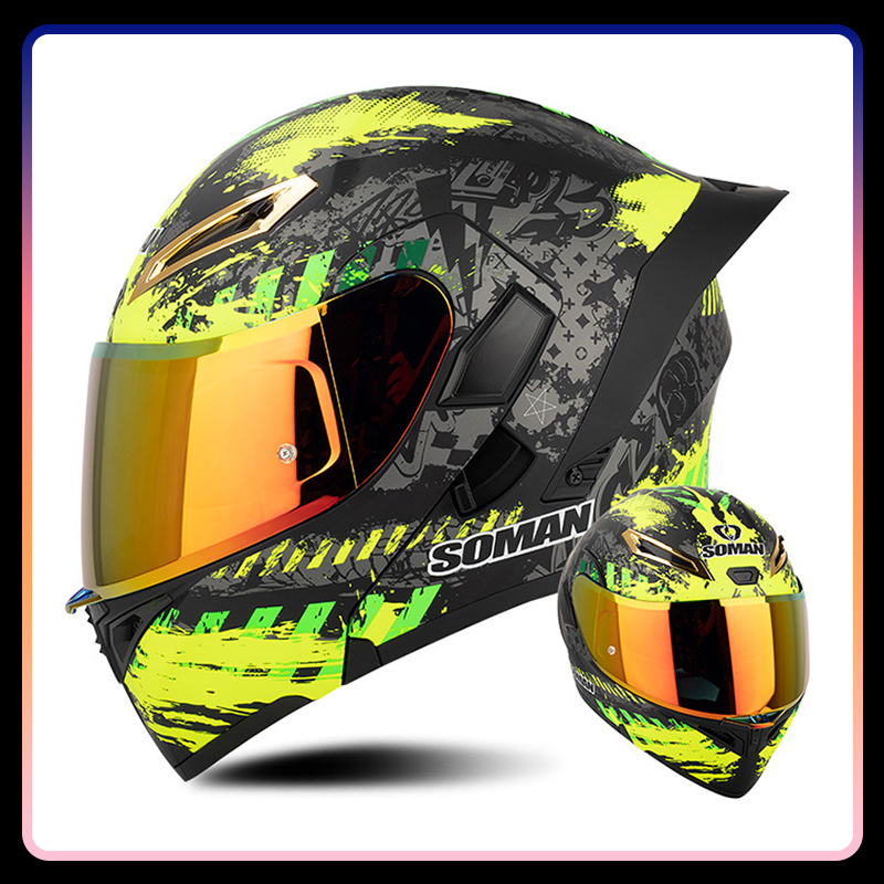 Four Seasons Universal Flip Up - огляд і ціна Dual Visor Motorcycle Racing Helmet
