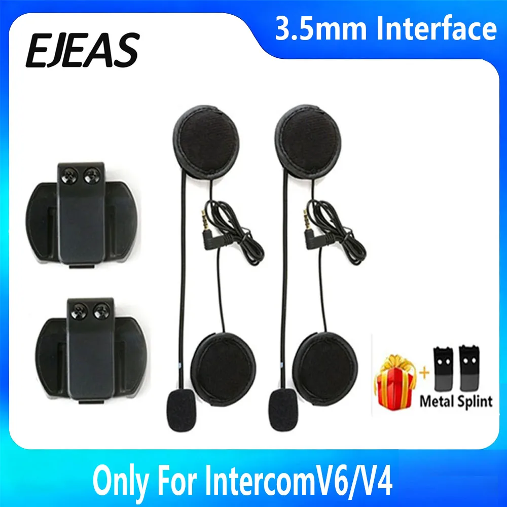 For 3.5mm EJEAS V6 PRO Helmet  - огляд і ціна Full Face Motorcycle Helmet With Bluetooth