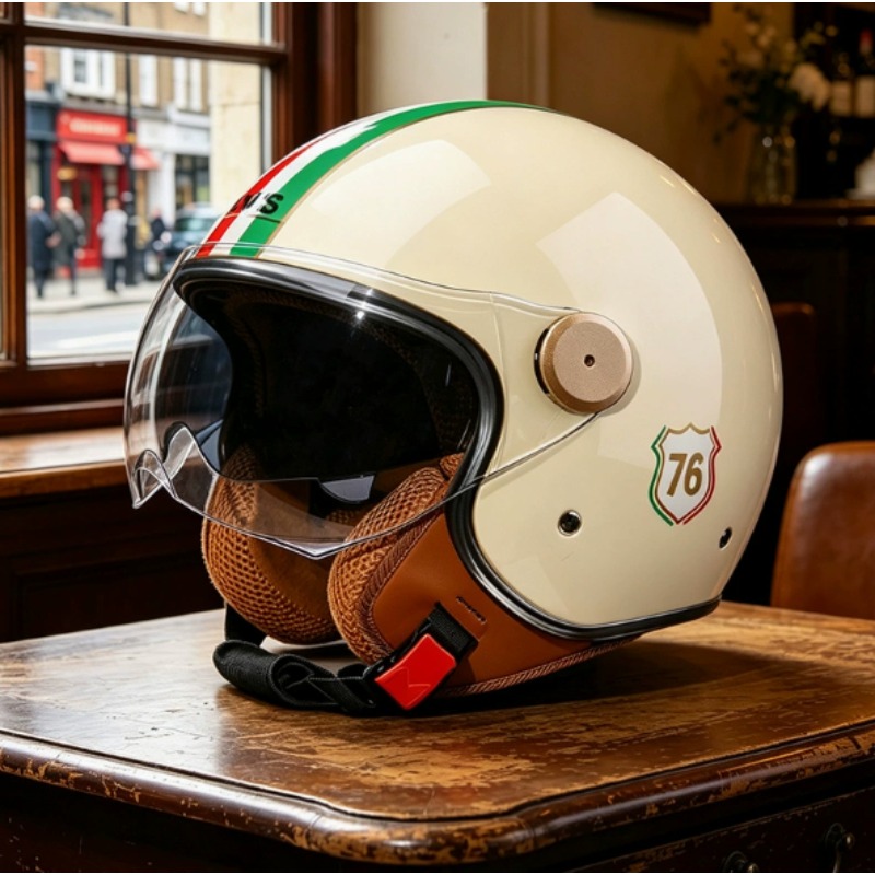DOT Certification Open Face 3/ - огляд і ціна Vintage Open Face Retro Helmet