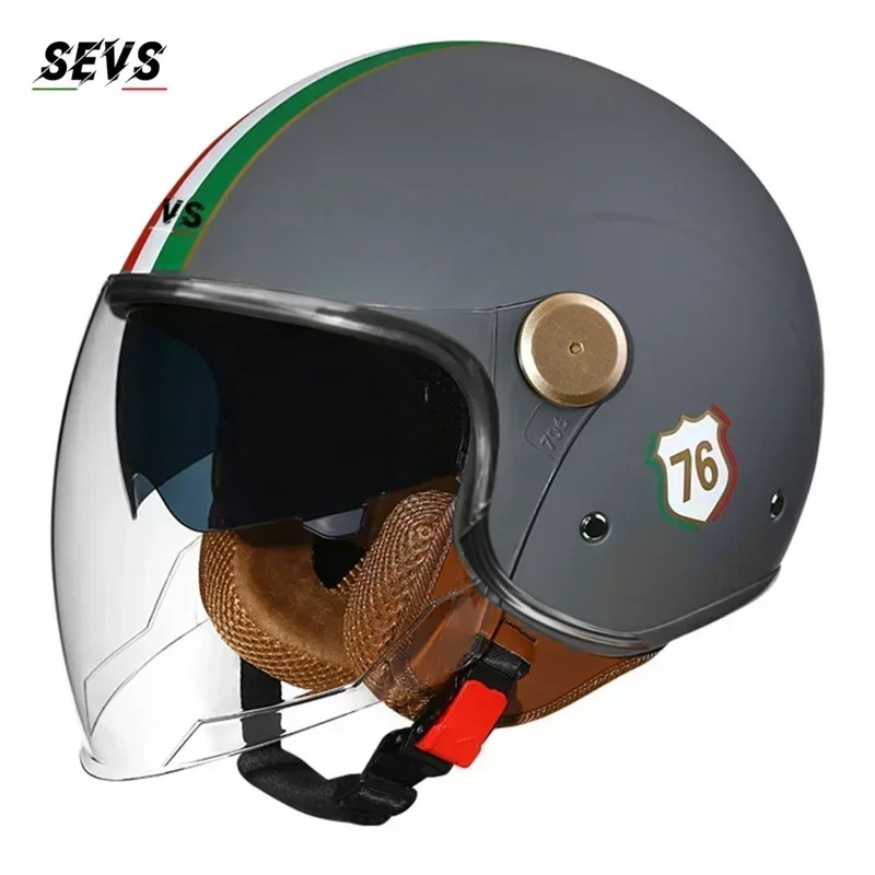 DOT Certification Open Face 3/ - огляд і ціна Vintage Open Face Retro Helmet