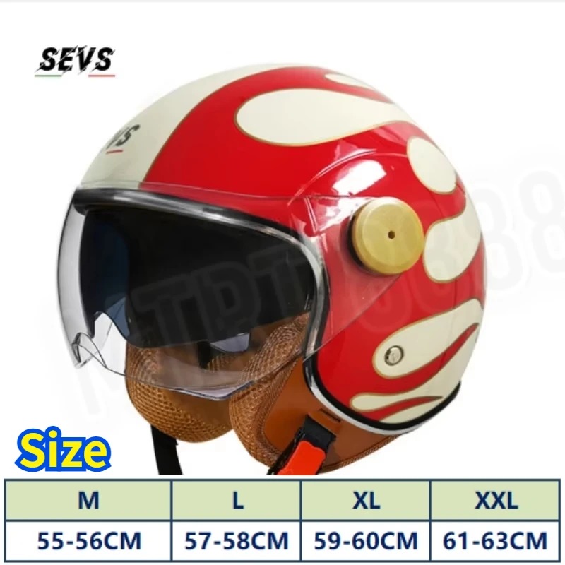 DOT Certification Open Face 3/ - огляд і ціна Vintage Open Face Retro Helmet