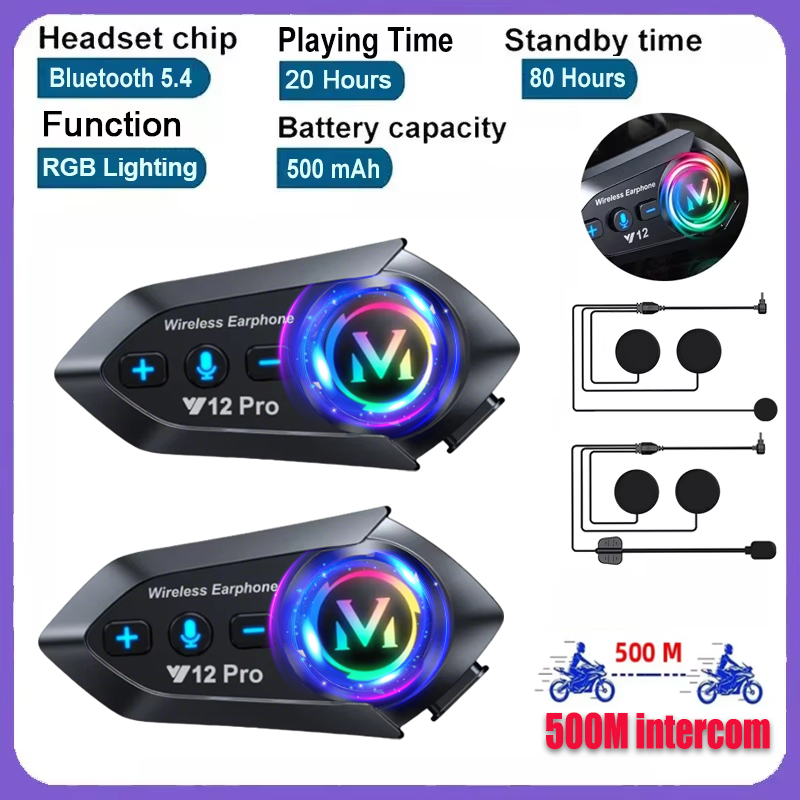 Y20 Pro 1/2x Motorcycle Interc - огляд і ціна Universal Motorcycle Helmet Intercom Headset