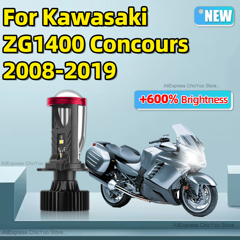 For Kawasaki ZG1400 Concours 2 - огляд і ціна Universal Motorcycle Led Headlight Projector