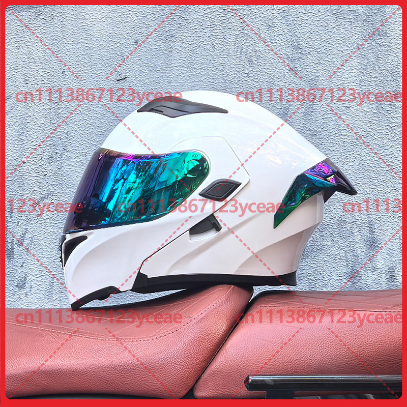 for Orz Motorcycle Modular Hel - огляд і ціна Dual Visor Motorcycle Racing Helmet