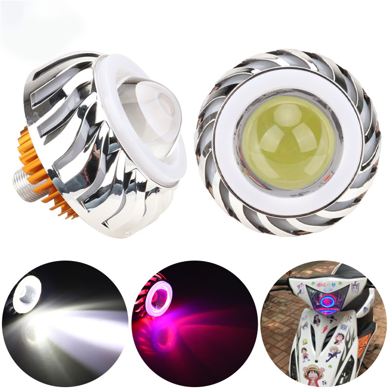 1pc Motorcycle Headlight Dual  - огляд і ціна Universal Motorcycle Led Headlight Projector