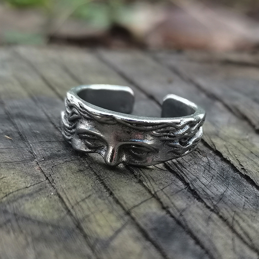 Creative Venus Half Mask Ring  - огляд і ціна Vintage Open Face Retro Helmet