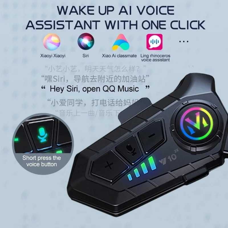 Y10 2X Bluetooth Motorcycle He - огляд і ціна Universal Motorcycle Helmet Intercom Headset
