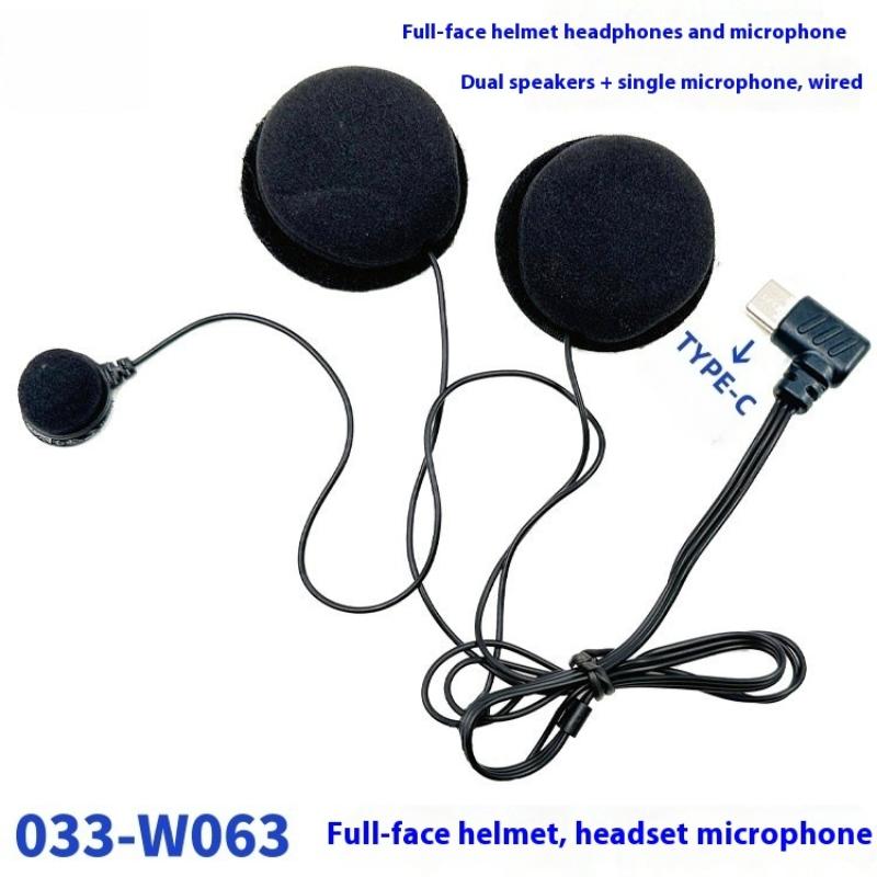 1Pc Type-C Plug HD Noise Reduc - огляд і ціна Full Face Motorcycle Helmet With Bluetooth