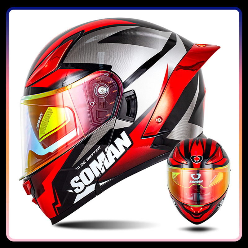 Men's Motorcycle Helmet Dual L - огляд і ціна Modular Flip Up Motorcycle Helmet Dot Approved