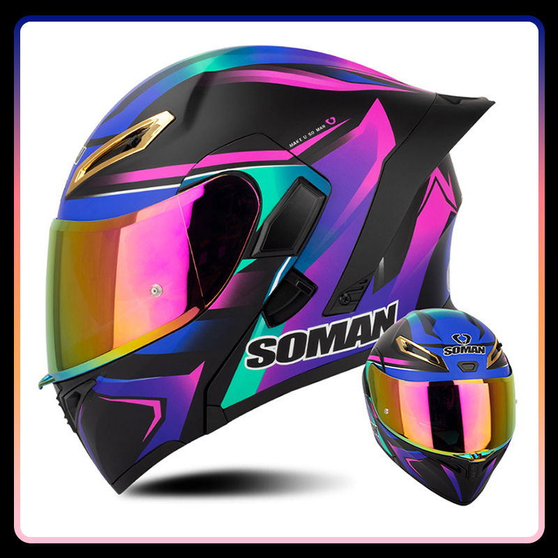 Men Women Motorcycle Helmets F - огляд і ціна Modular Flip Up Motorcycle Helmet Dot Approved