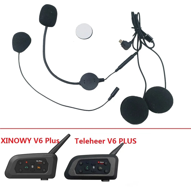 Type-C Earphone Speaker 2 in 1 - огляд і ціна Universal Motorcycle Helmet Intercom Headset