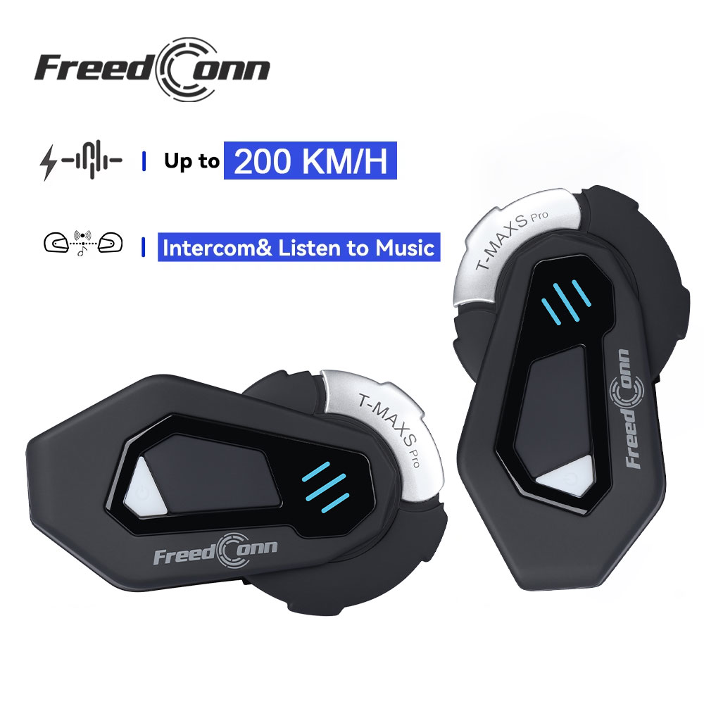 FreedConn T MAX S PRO Motorcyc - огляд і ціна Universal Motorcycle Helmet Intercom Headset