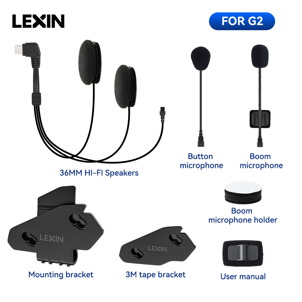 LEXIN-G2 Motorcycle Intercom H - огляд і ціна Universal Motorcycle Helmet Intercom Headset