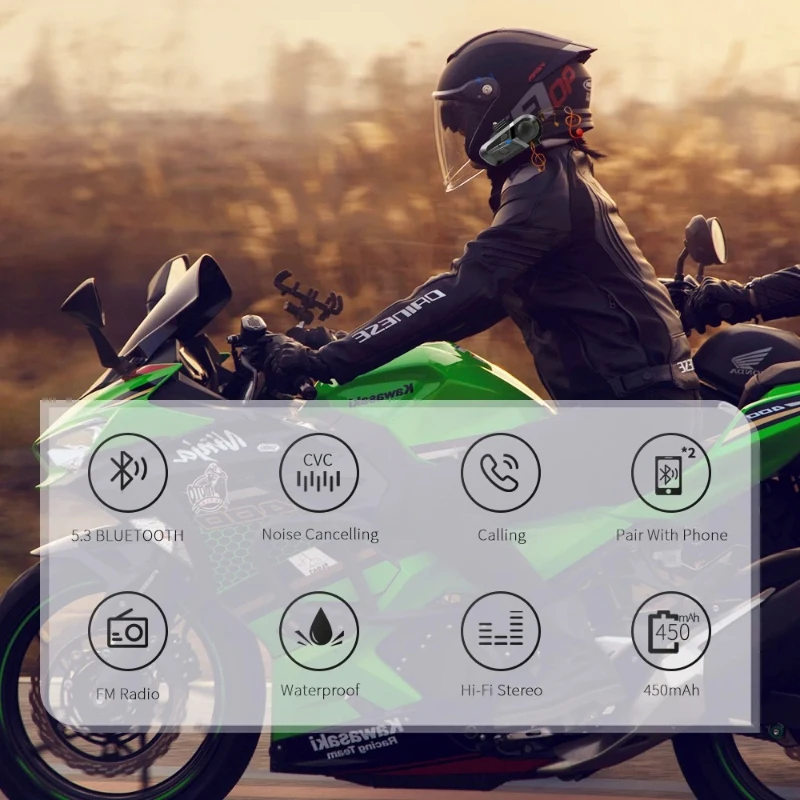 Smartgoor Motorcycle Helmet He - огляд і ціна Full Face Motorcycle Helmet With Bluetooth