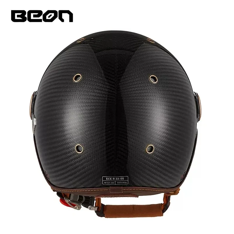 BEON BR13 Retro Open Face Half - огляд і ціна Vintage Open Face Retro Helmet