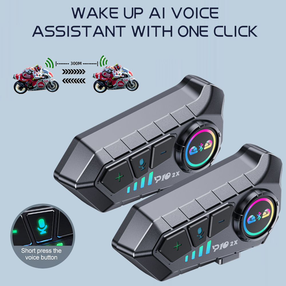 Y10 2x Motorcycle Intercom Blu - огляд і ціна Universal Motorcycle Helmet Intercom Headset