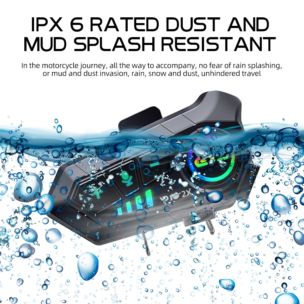 Y10 2x Motorcycle Intercom Blu - огляд і ціна Universal Motorcycle Helmet Intercom Headset