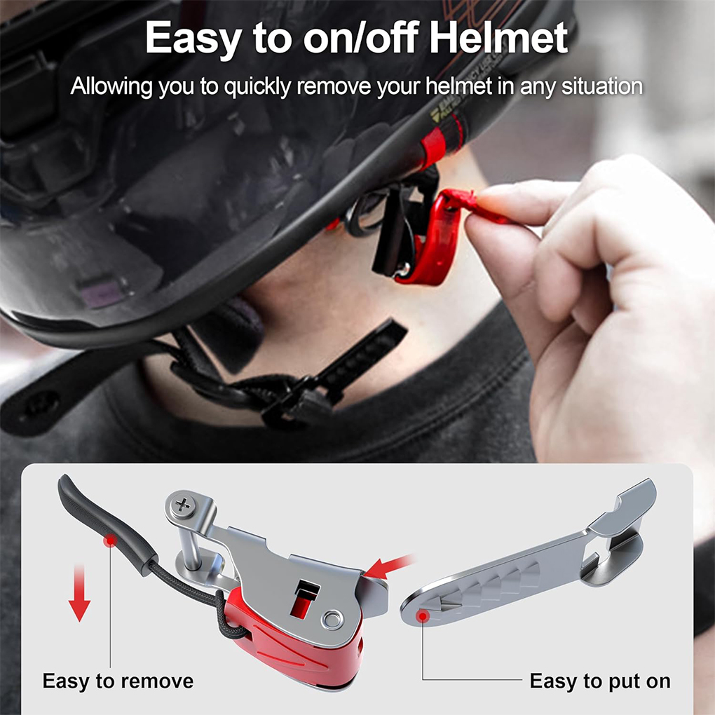 Light Weight Helmet Quick Rele - огляд і ціна Quick Release Buckle Motorcycle Helmet