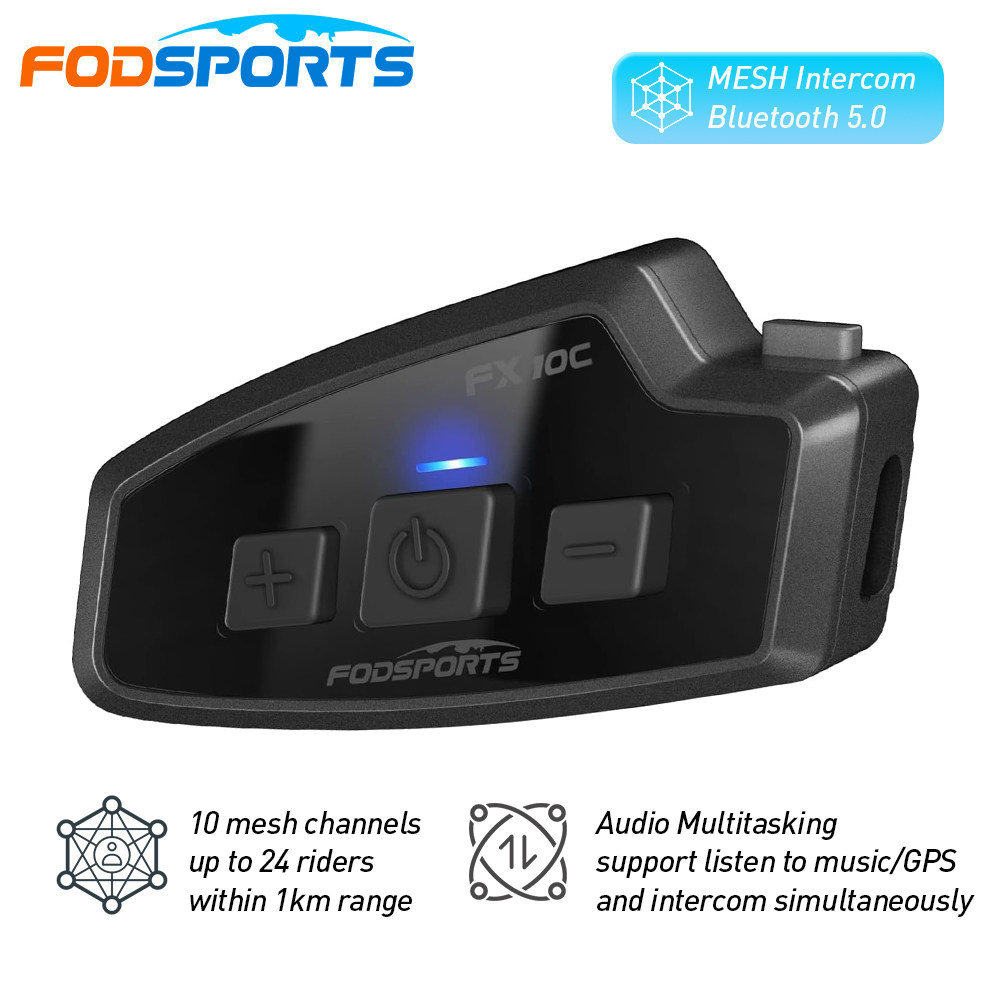 Fodsports FX 10C Motorcycle Me - огляд і ціна Universal Motorcycle Helmet Intercom Headset