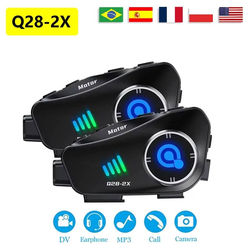 The New Q28-2X Motorcycle Helm - огляд і ціна Universal Motorcycle Helmet Intercom Headset