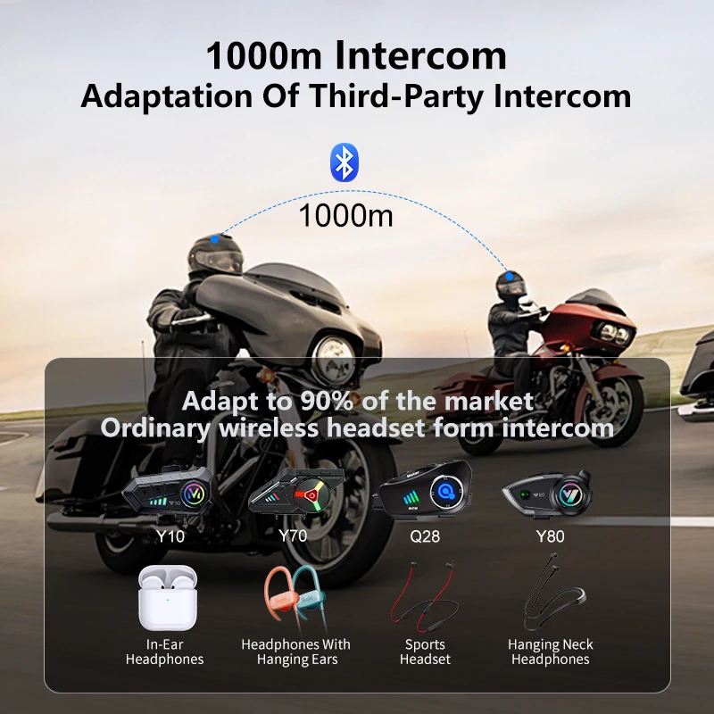 The New Q28-2X Motorcycle Helm - огляд і ціна Universal Motorcycle Helmet Intercom Headset